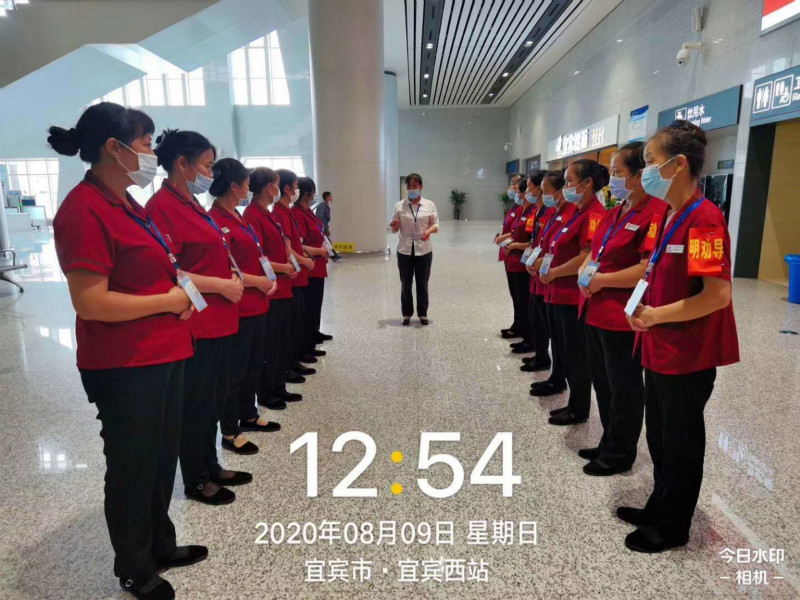 高鐵保潔服務——宜賓火車站